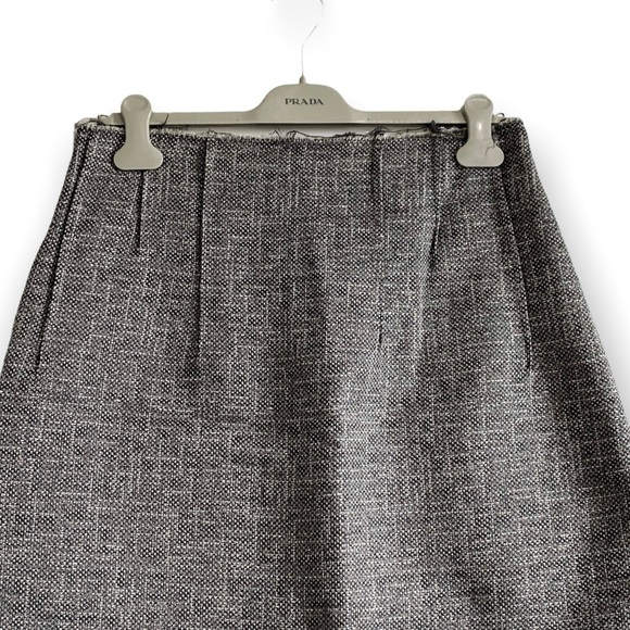 Marni Gray Wool/Silk Blend A line‎ Skirt, Marni - Picture 4 of 15